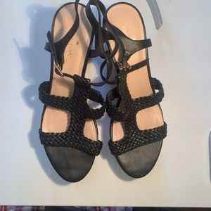 New, Genuine Leather, Kate Spade Tianna Cork Wedge Sandals
